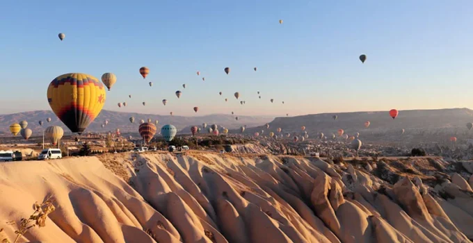 Hot Air Balloons Over Cappadocia